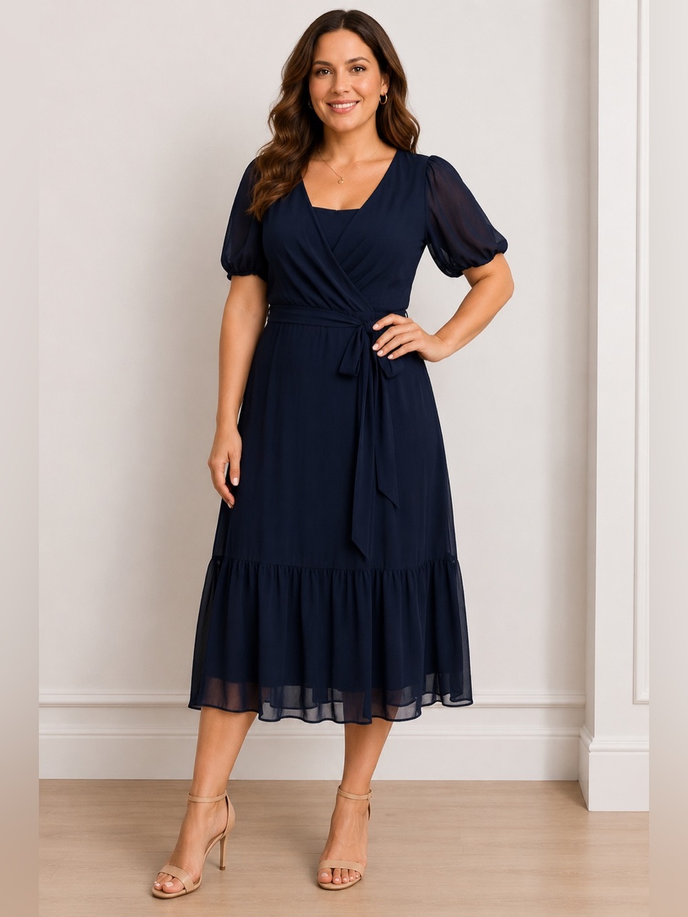 Julia Jordan Dress, size 14, Navy Blue, NWT